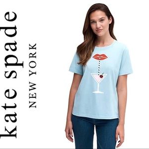 NWT  Kate Spade Cocktail Hour Tee